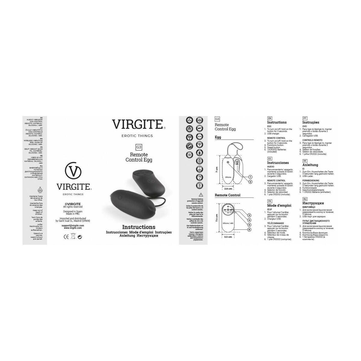 Δονητής Virgite Ροζ
